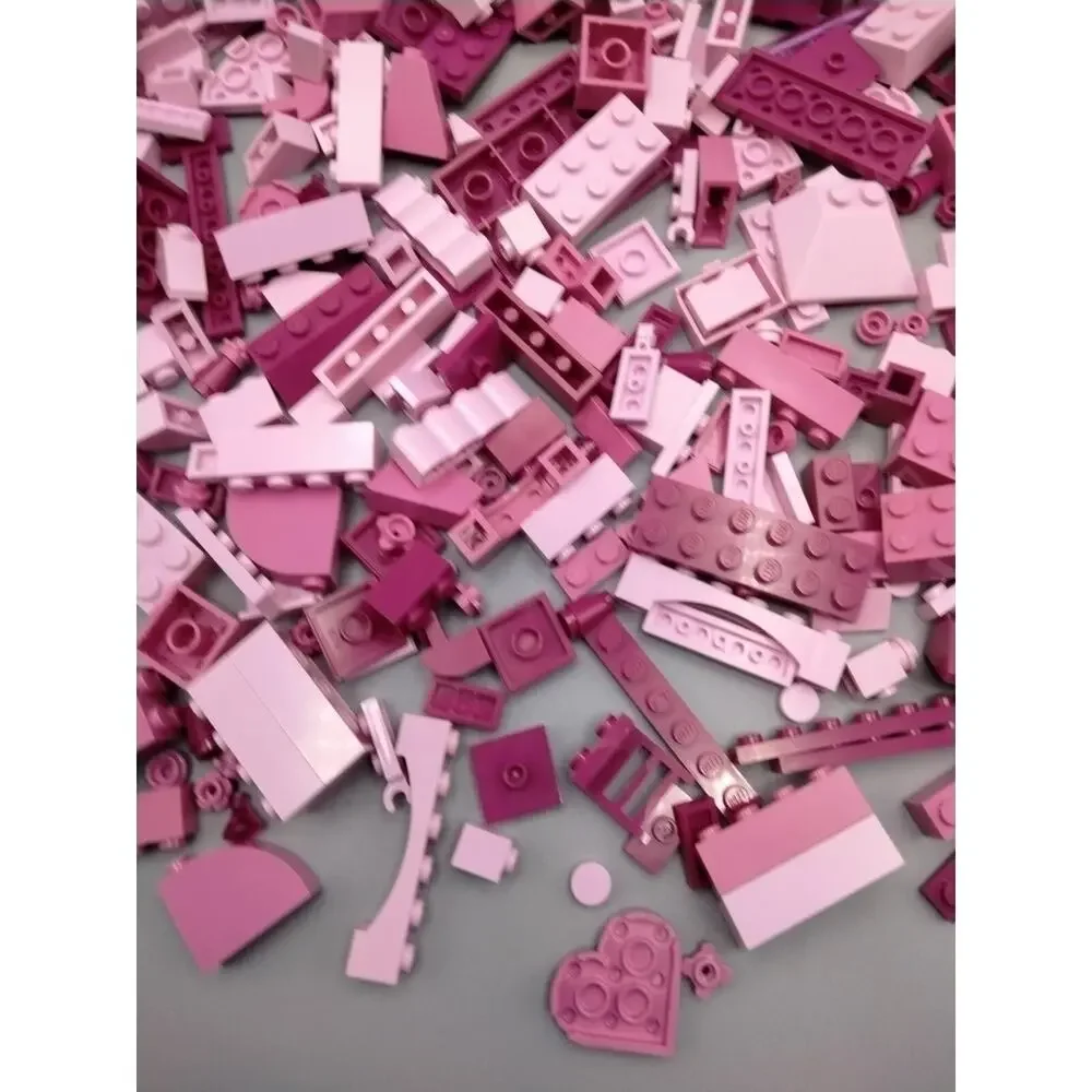 Lego Bricks Lot Pink Light And Dark 8 Oz